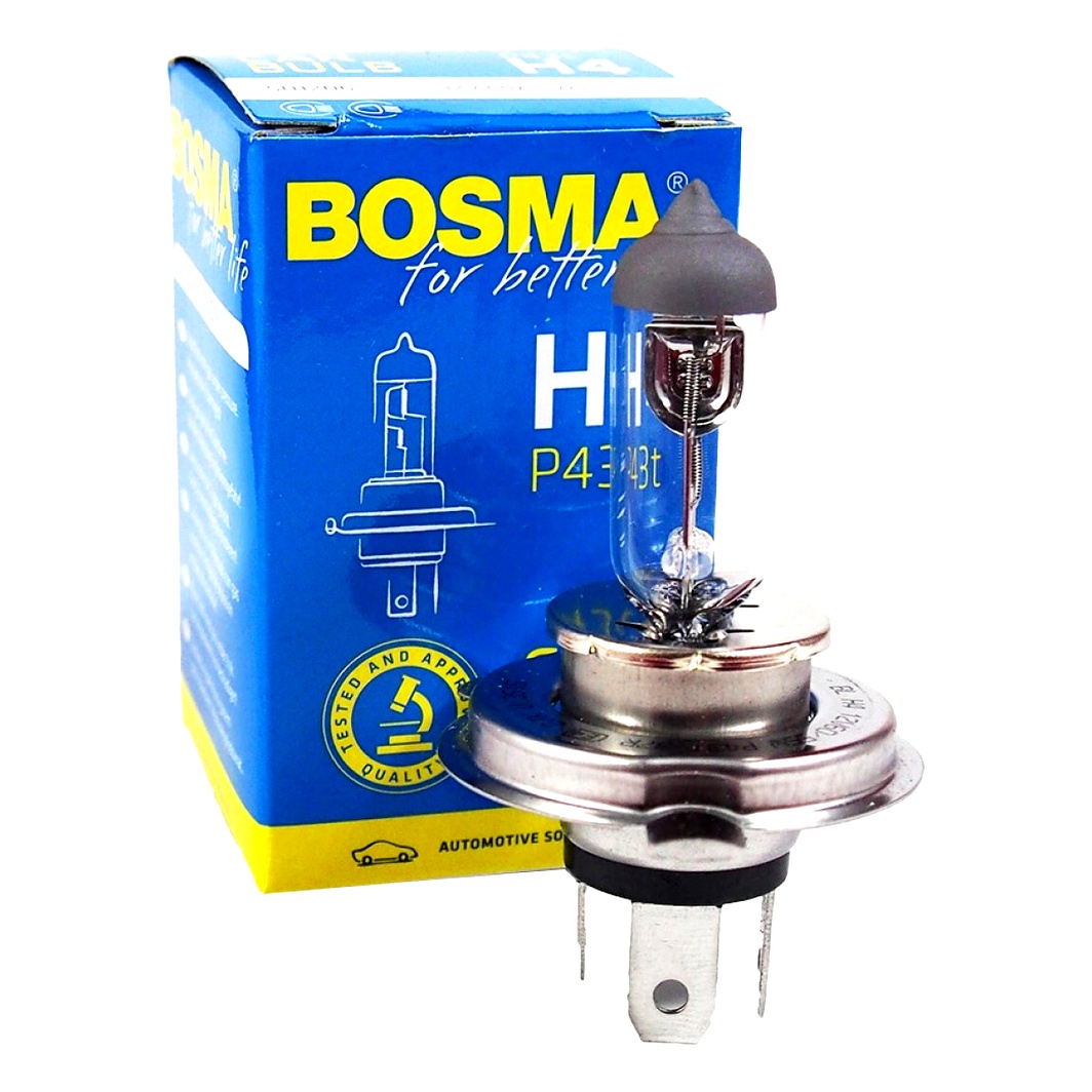 Автолампа галогенова BOSMA Rally H4 P43t 90W 24V 0409 - zapix