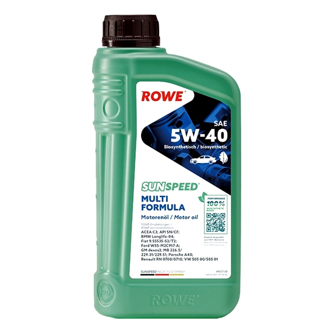 Моторна олива ROWE Sunspeed Multi Formula 5W-40 1 л (4920138001099)