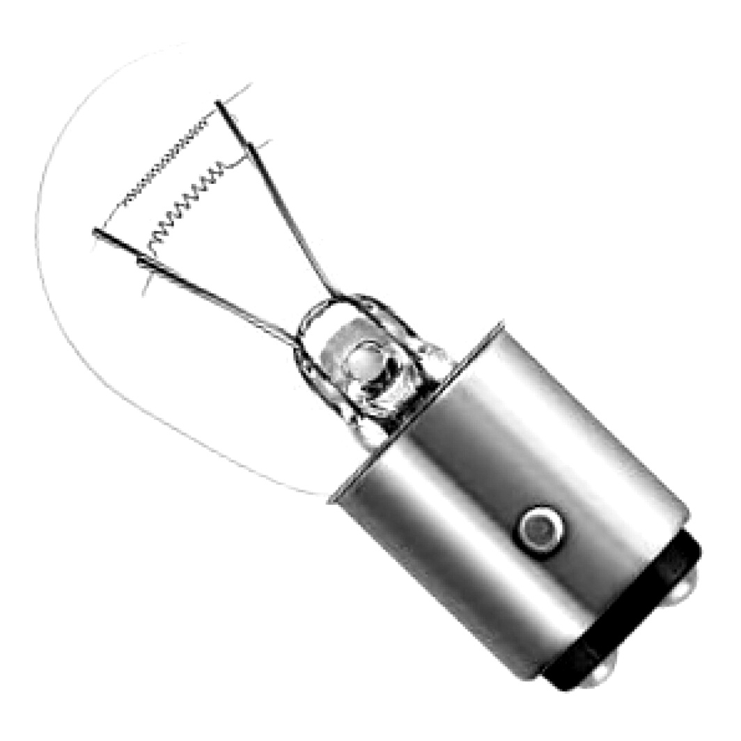 Автолампа розжарювання OSRAM P21/5W BAY15d 10W 24V прозора 7537TSP - zapix