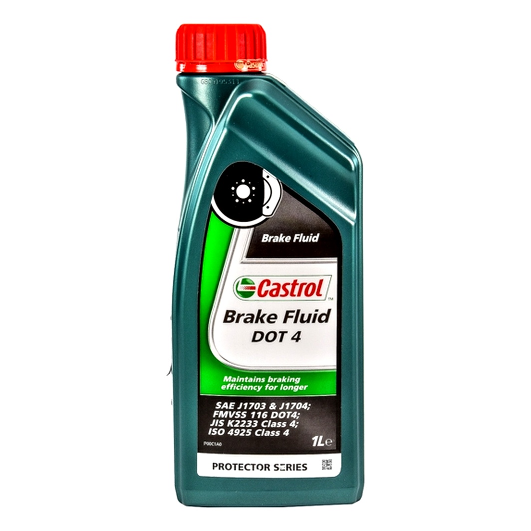 Гальмівна рідина CASTROL DOT 4 пластик 1 л 15036B - zapix