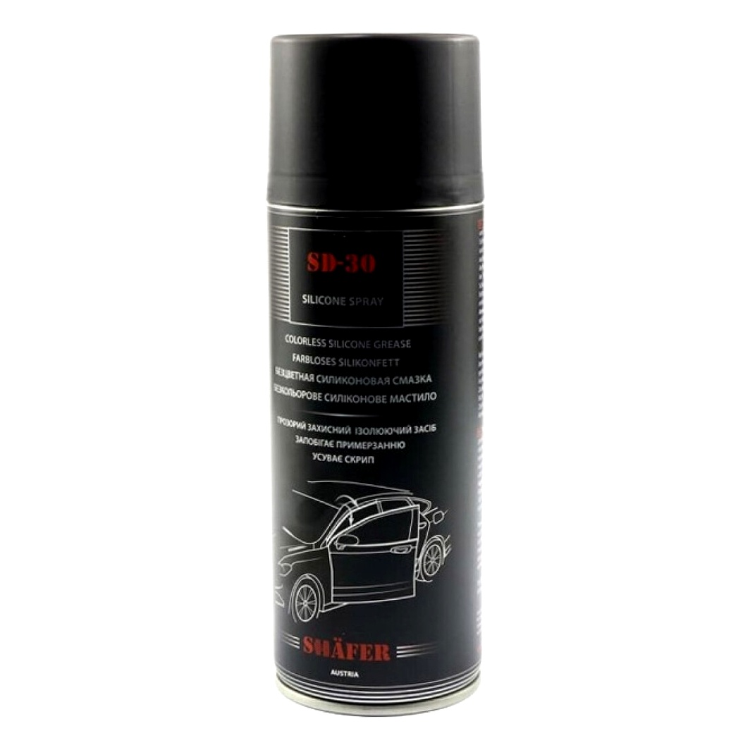 Змазка силіконова SHAFER Silicone Spray для гумових ущільнень 450 мл (SD30) - zapix
