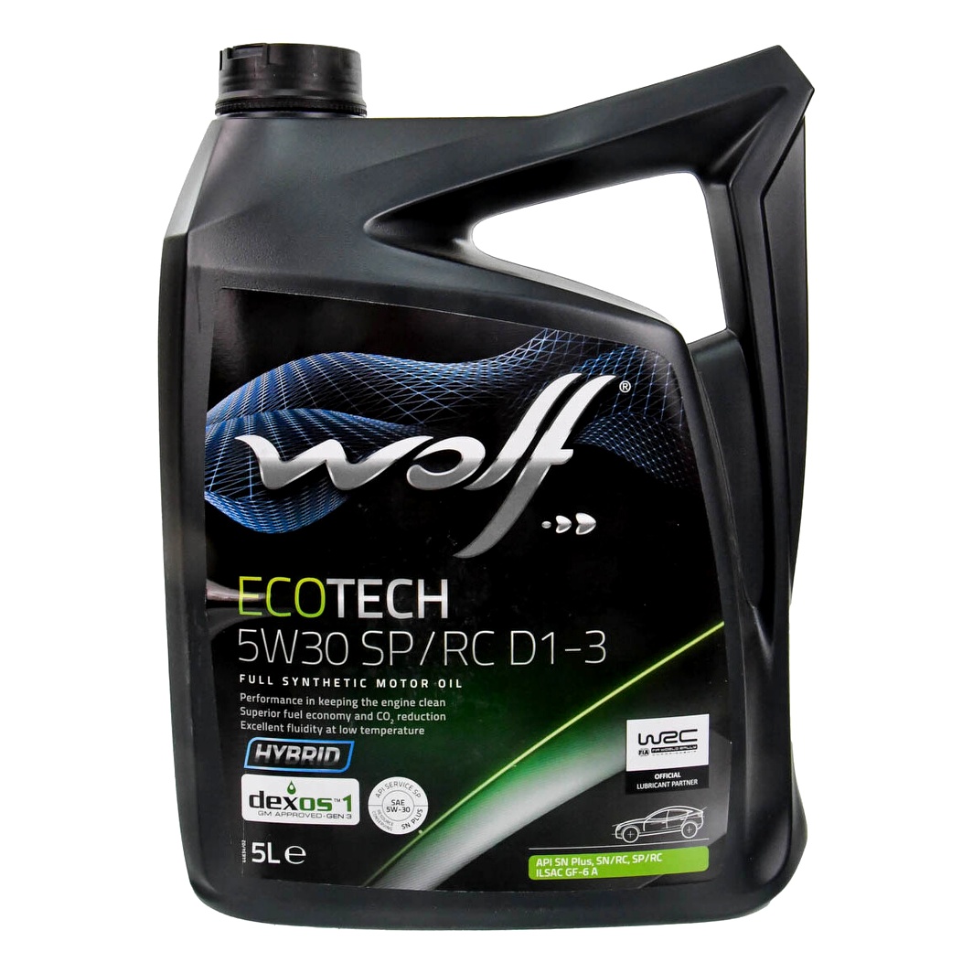 Моторна олива WOLF EcoTech SP/RC D1-3 5W-30 5 л (1049902) - zapix