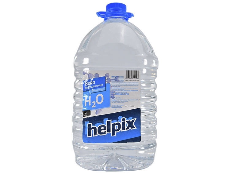 Дистиллированная вода Helpix 5 л 4823075800193 - zapix