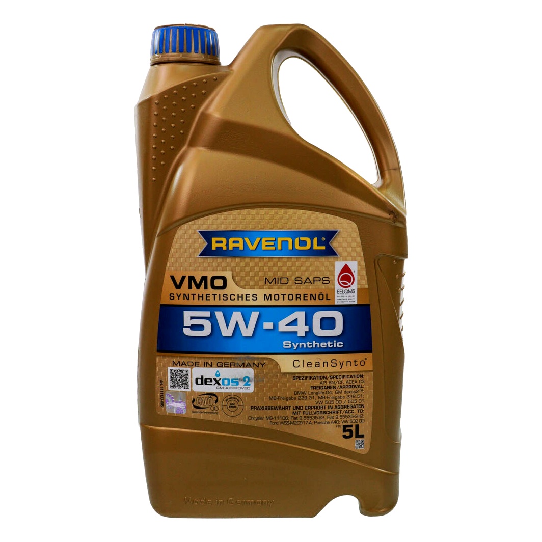 Моторное масло RAVENOL VMO 5W-40 5 л (1111133005) - zapix
