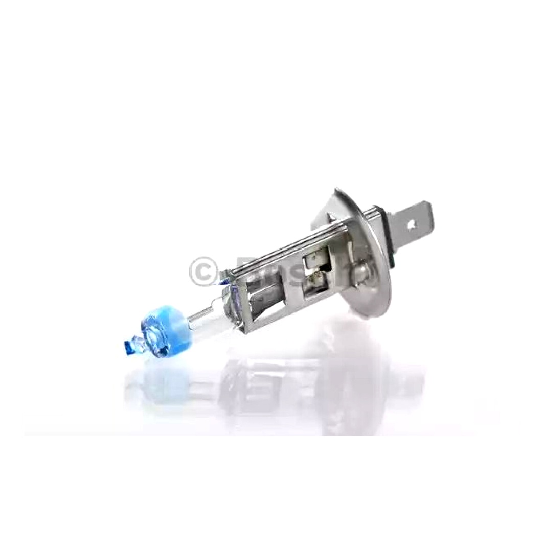 Автолампа галогенова BOSCH Gigalight Plus 120 H1 P14.5s 55W 12V прозоро-блакитна 1987302110 - zapix