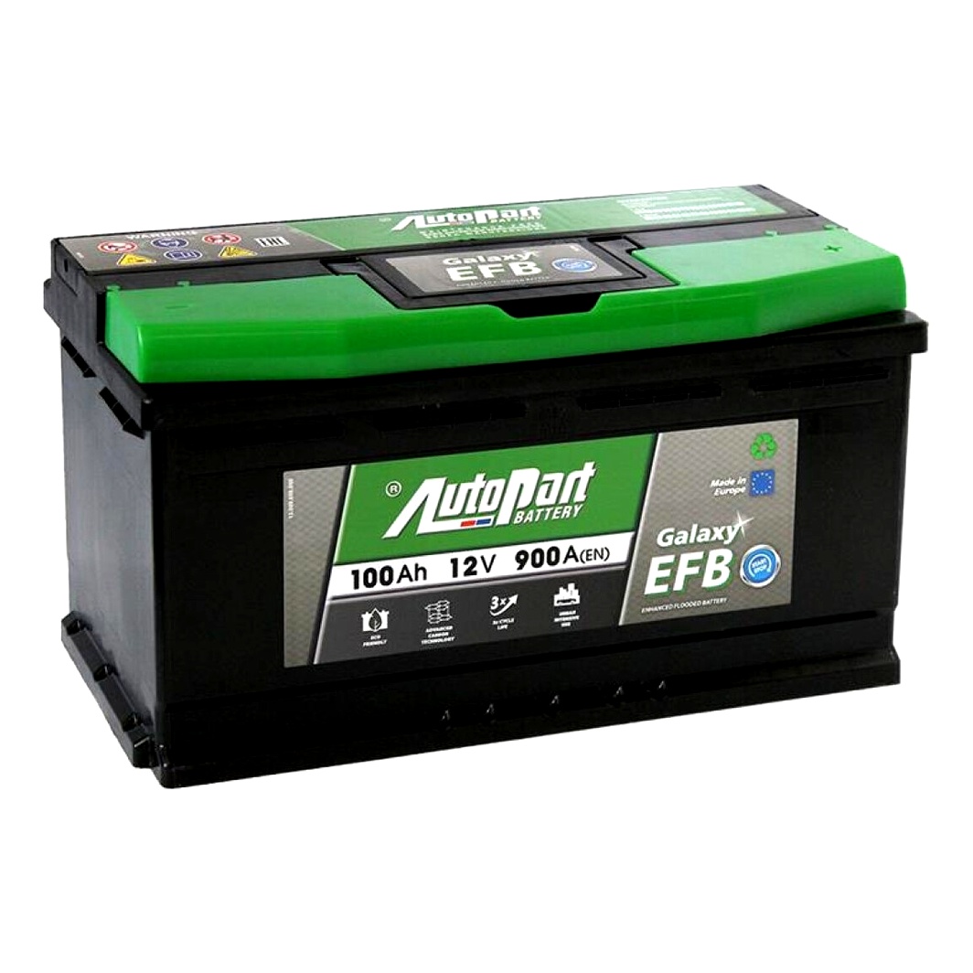 Акумулятор AUTOPARTS Galaxy EFB 12V 100Ah 900A R+ ARL100EFB - zapix