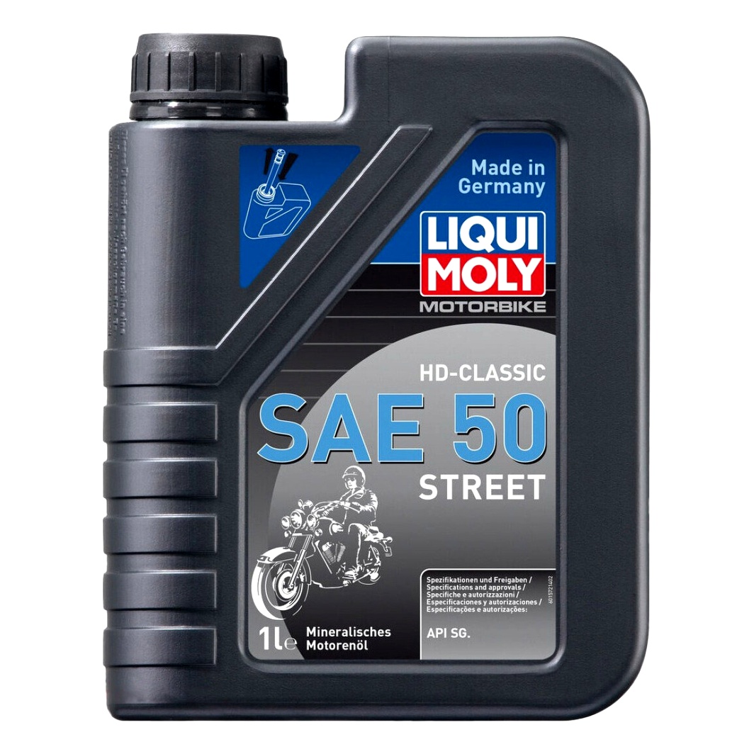 Моторное масло LIQUI MOLY Motorbike HD-Classic Street 4T 50 минеральное 1 л 1572 - zapix