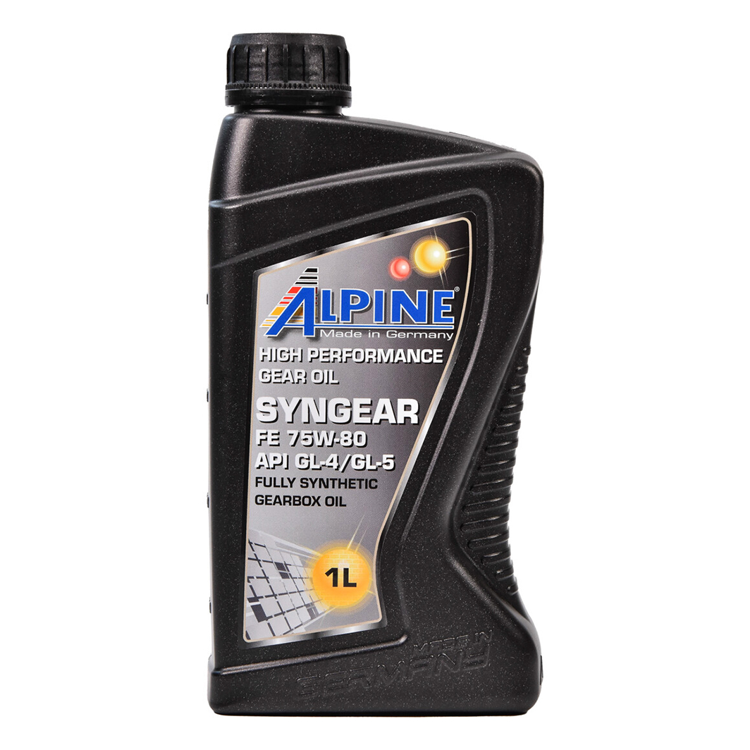 Трансмиссионное масло ALPINE Syngear GL-4 / 5 75W-80 1 л 15851 - zapix
