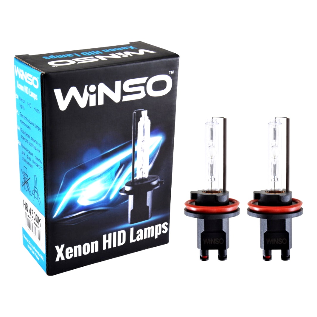 Автолампа ксенонова WINSO H8 PGJ19-1 35W 85V прозора 718400 - zapix