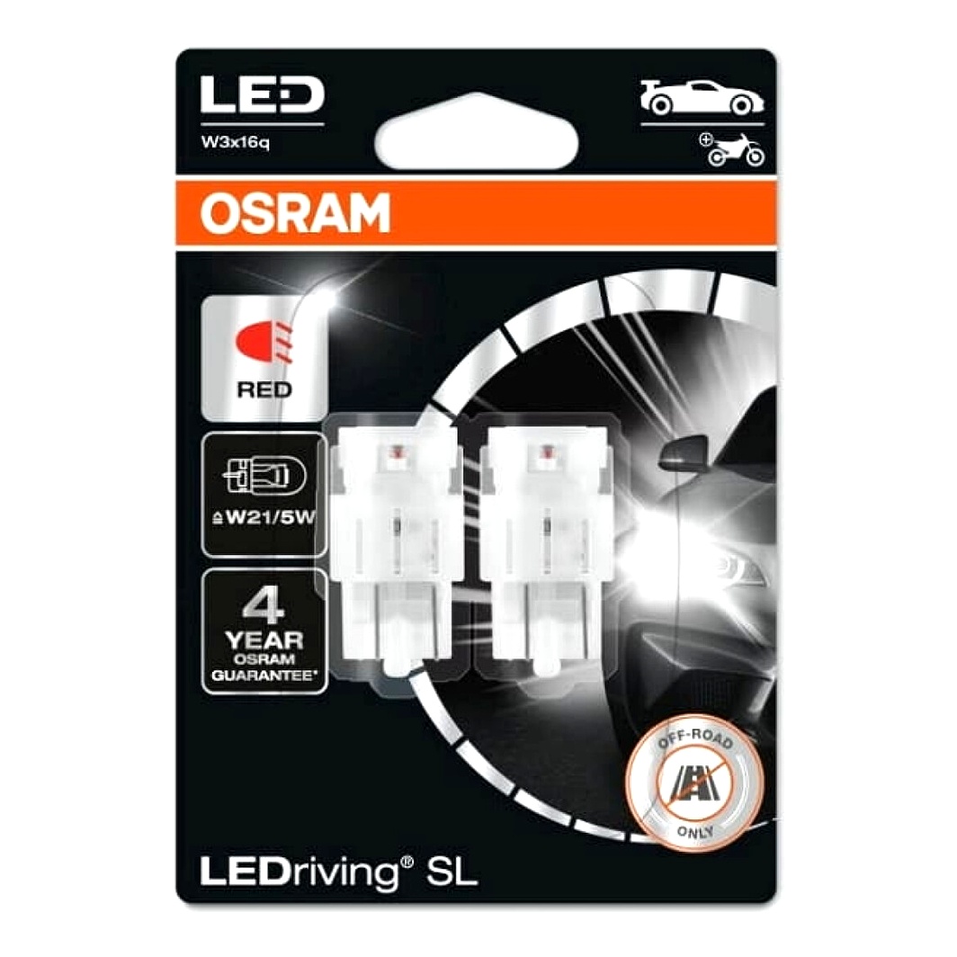 Автолампа LED (світлодіодна) OSRAM LEDriving P21/5W W3x16q 0.5W 12V 7515DRP02B - zapix