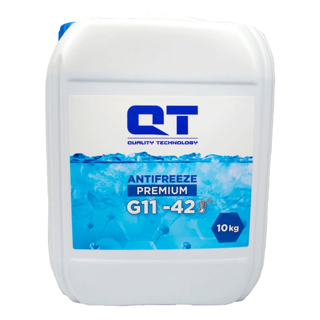 Готовий антифриз QT Premium синій G11 -42 °C 10 л (QT5134210) - zapix
