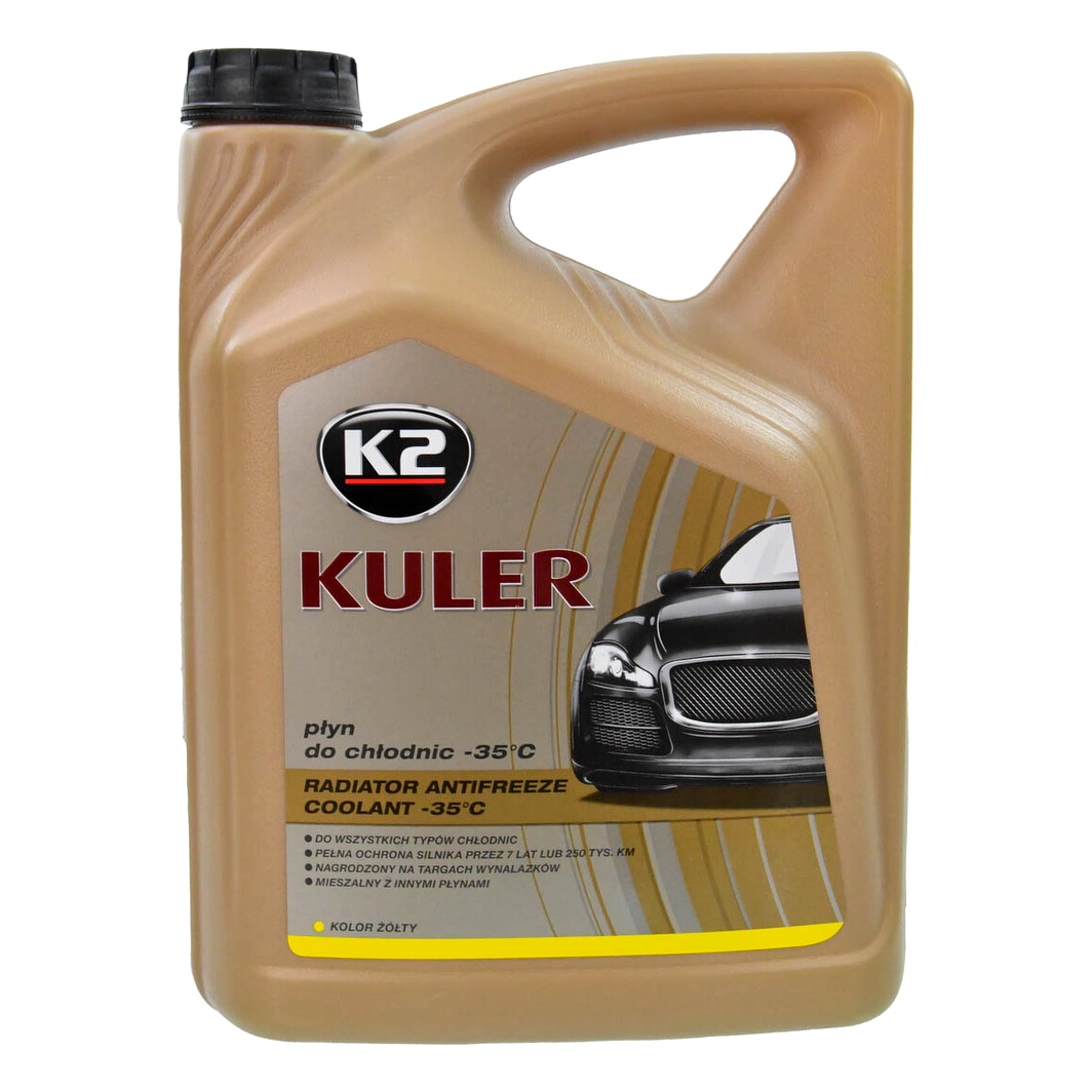 Готовий антифриз K2 Kuler жовтий -35 °C 5 л (T205Y) - zapix