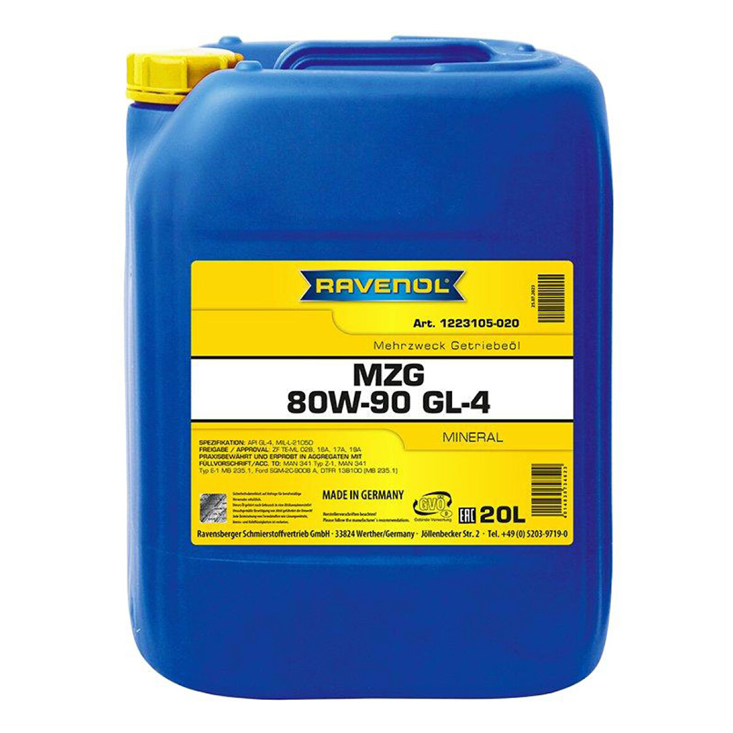 Трансмісійна олива RAVENOL MZG GL-4 80W-90 20 л 1223105020 - zapix