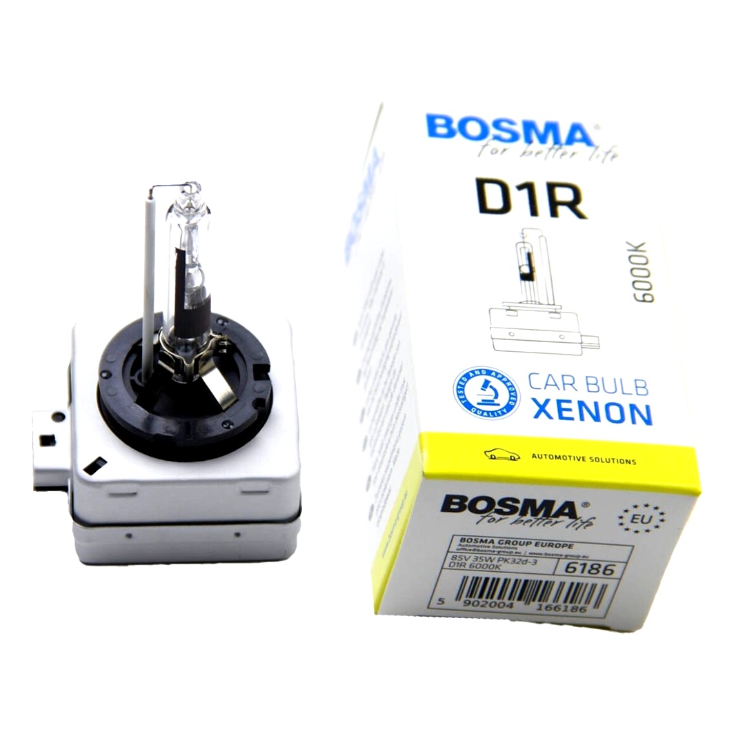 Автолампа ксенонова BOSMA D1R PK32d-3 35W 85V прозора 6186 - zapix