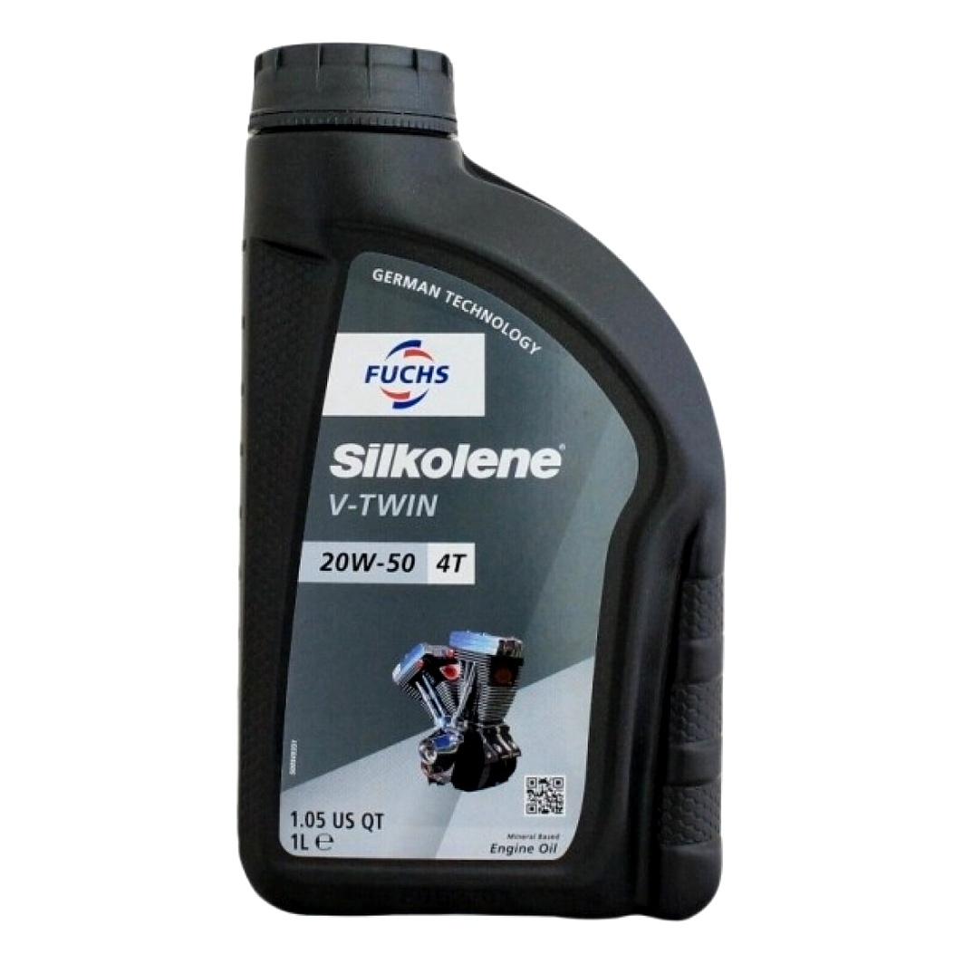 Моторное масло FUCHS Silkolene V-Twin 4T 20W-50 минеральное 1 л 602012272 - zapix