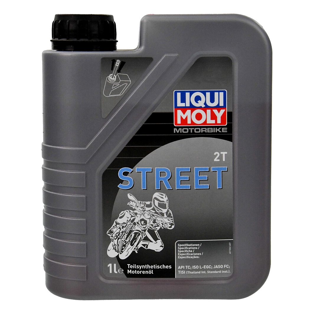 Моторное масло LIQUI MOLY Motorbike Street 2T полусинтетическое 1 л 3981 - zapix