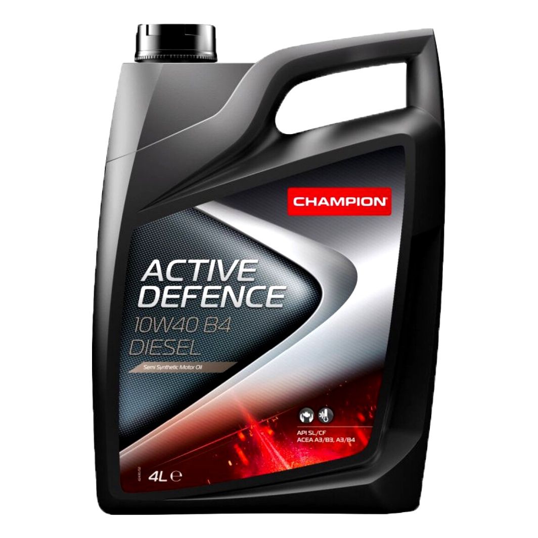 Моторна олива CHAMPION Active Defence B4 Diesel 10W-40 4 л (8204012) - zapix