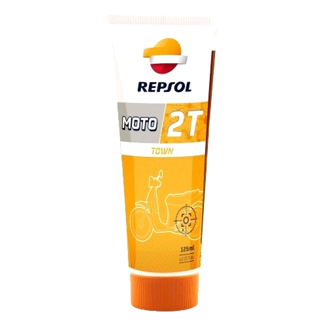 Моторное масло REPSOL Moto Town 2T минеральное 0.125 л RP151X53 - zapix