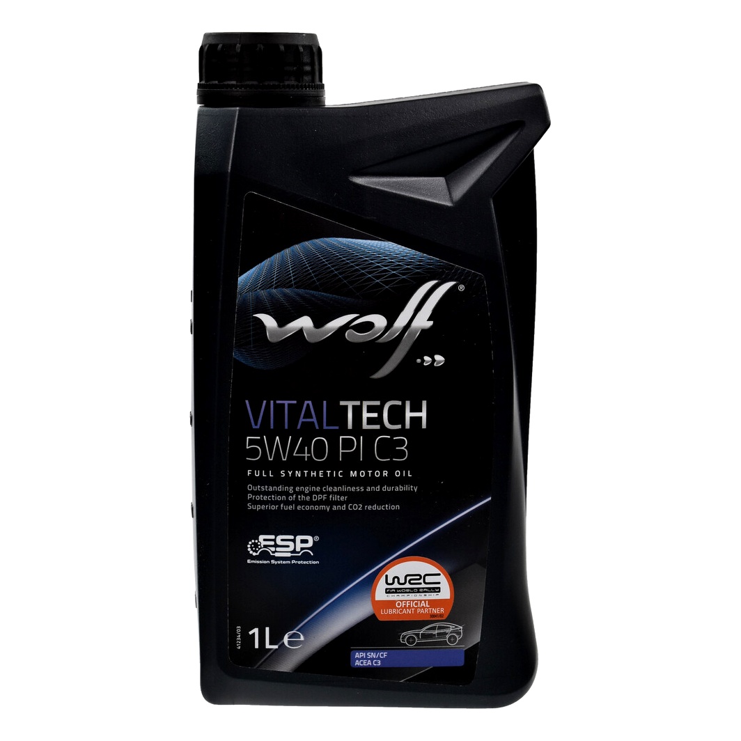 Моторна олива WOLF Vitaltech PI C3 5W-40 1 л (8302817) - zapix