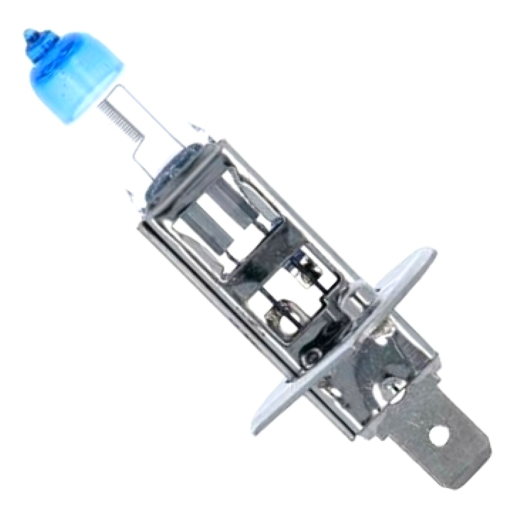 Автолампа галогеновая ERA Brighter +150% H1 P14.5s 55W 12V прозрачно-голубая E117BR1C - zapix