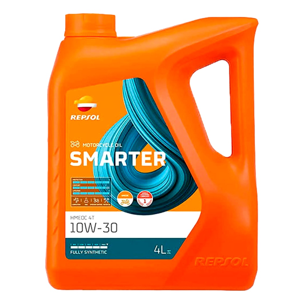 Моторное масло REPSOL Smarter HMEOC 4T 10W-30 синтетическое 4 л RPP2062LGB - zapix