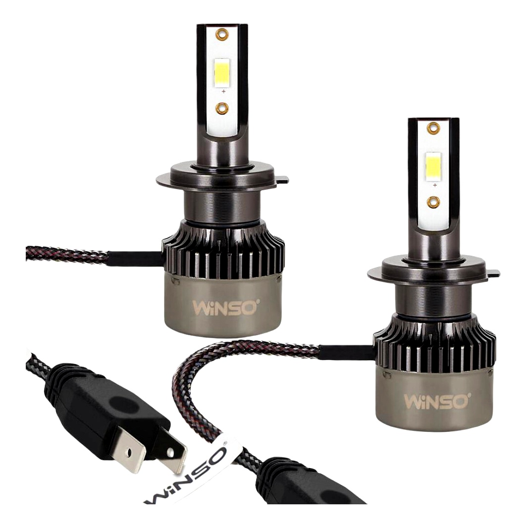 Автолампа LED (светодиодная) WINSO H7 PX26d 50W 12V белая 794700 - zapix
