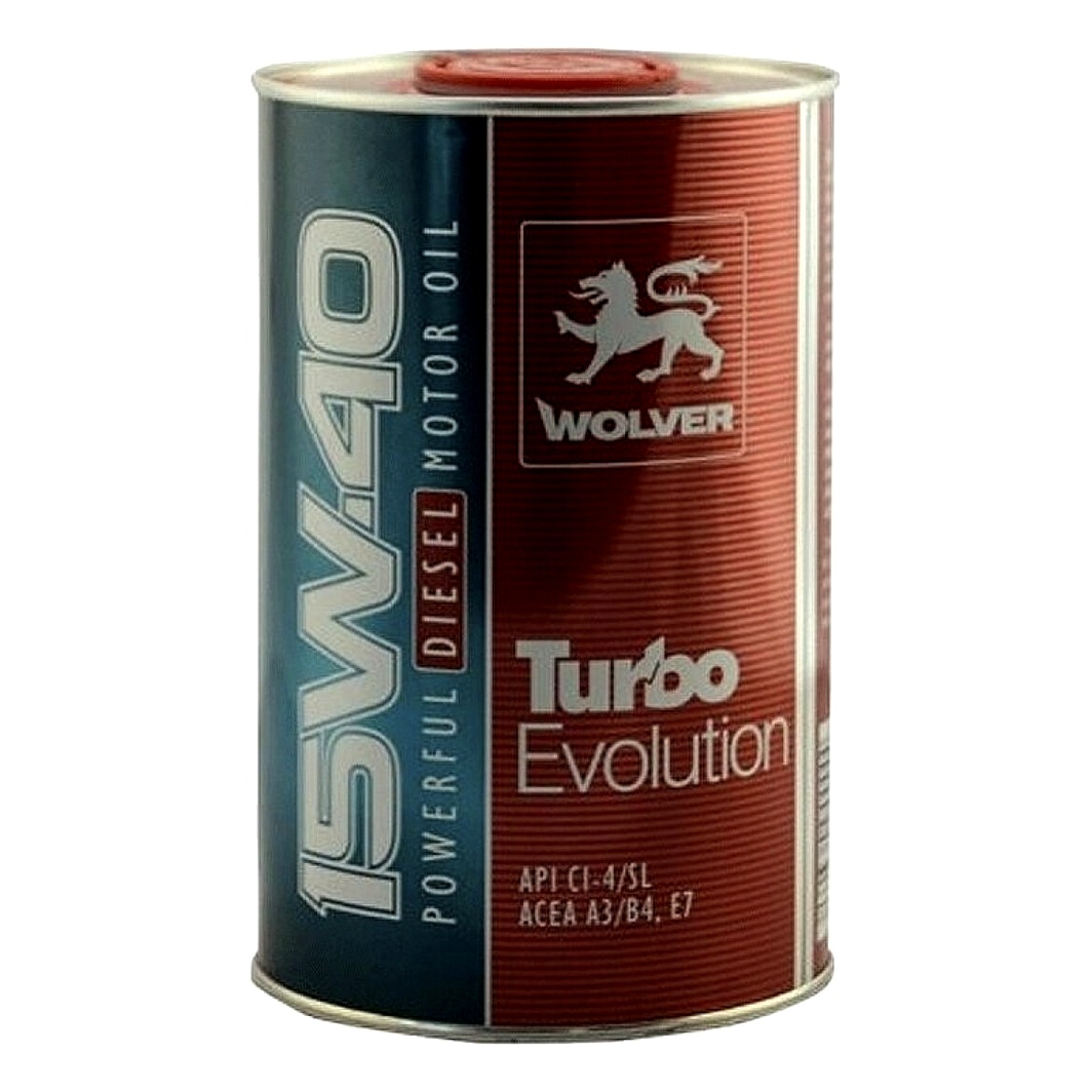 Моторное масло WOLVER Turbo Evolution 15W-40 1 л (4260360944444) - zapix