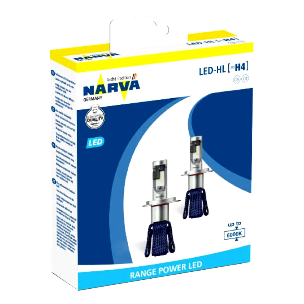 Автолампа ксеноновая NARVA H4 P43t-38 15W 12V 18004 - zapix