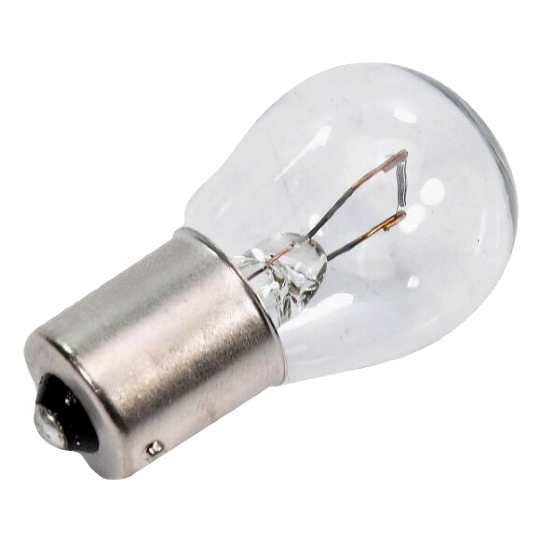 Автолампа розжарювання TESLA Standard P21W BA15s 21W 24V прозора 24560 - zapix