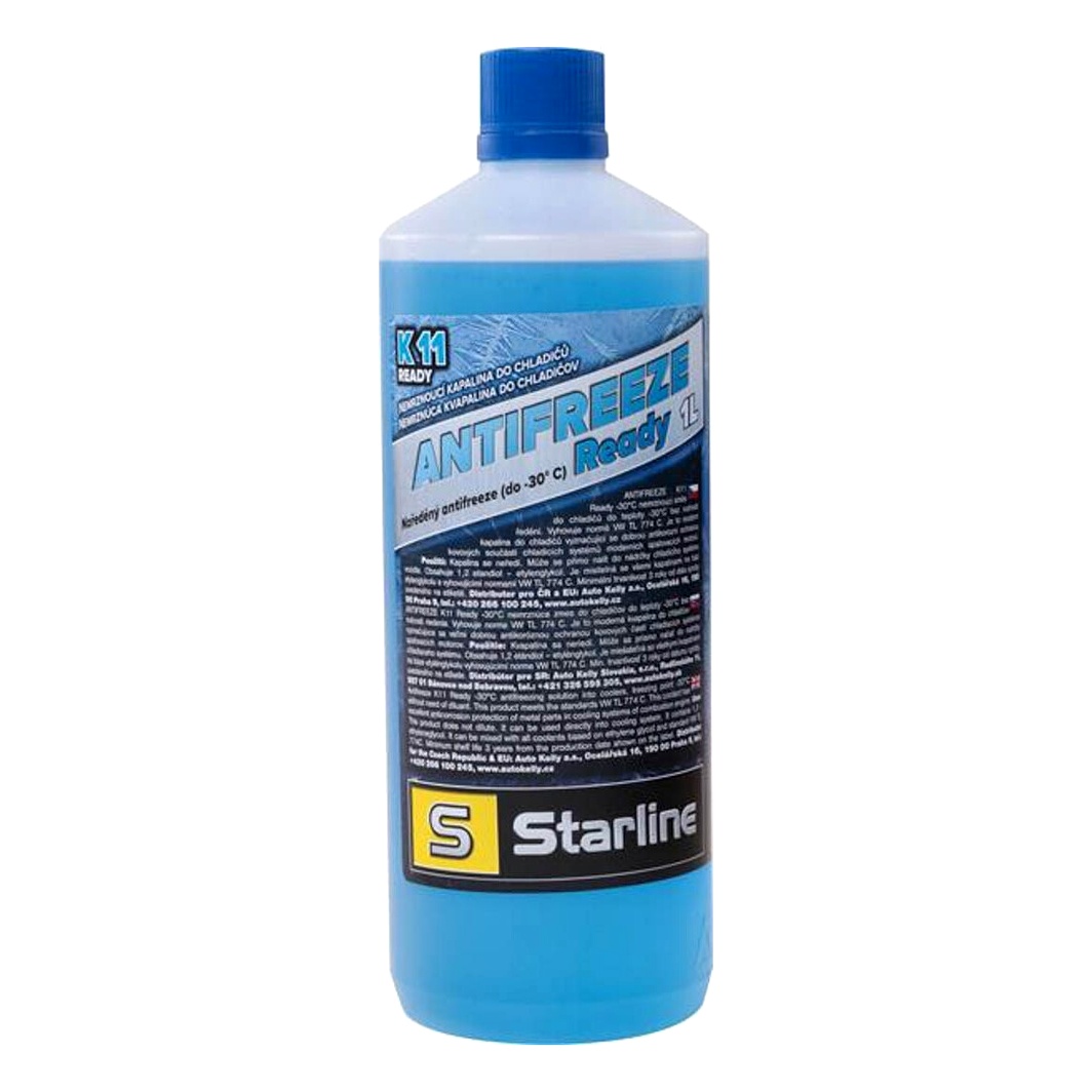 Готовий антифриз STARLINE синій G11 -30 °C 1 л (NAK11READY1) - zapix
