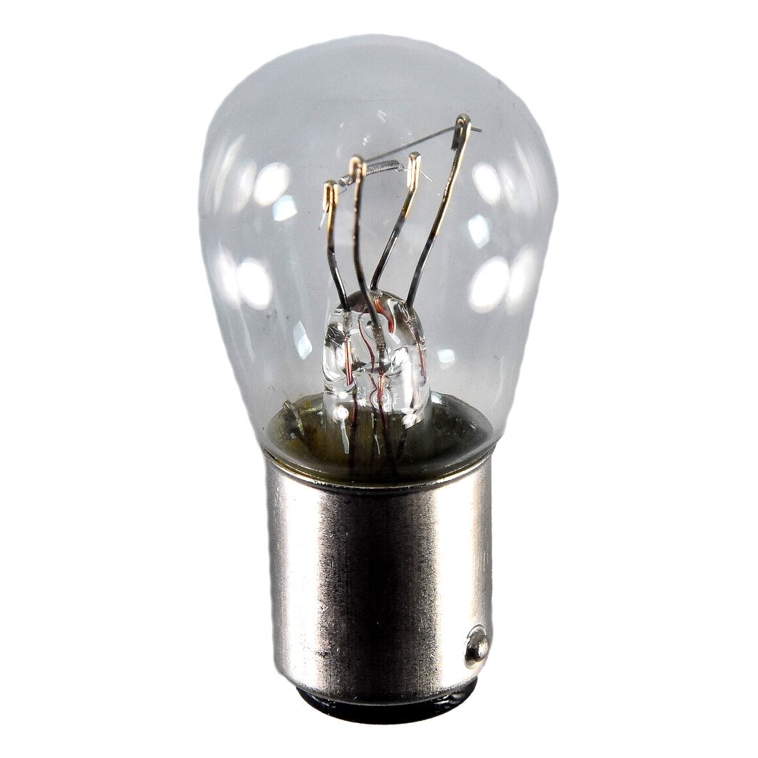 Автолампа розжарювання OSRAM Original P21/5W BAY15d 5W 12V прозора 7528 - zapix
