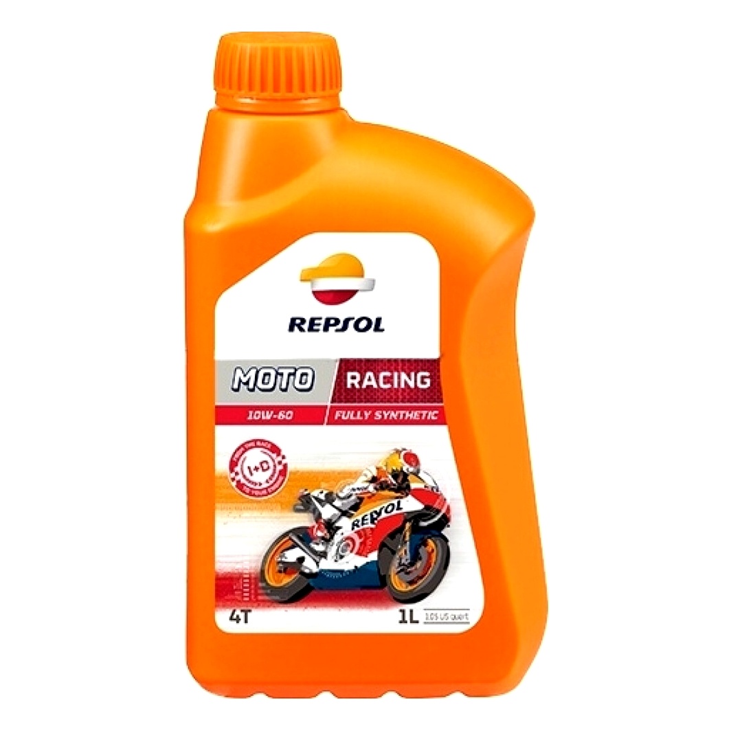 Моторное масло REPSOL Moto Racing 4T 10W-60 синтетическое 1 л RP160G51 - zapix