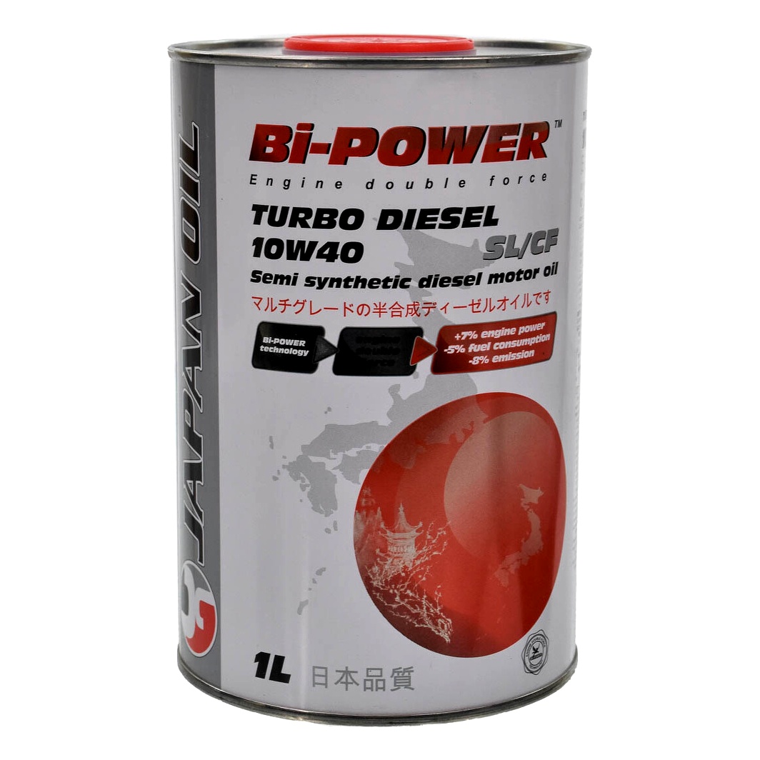 Моторна олива BI-POWER Japan Oil Turbo Diesel 10W-40 1 л (21014) - zapix