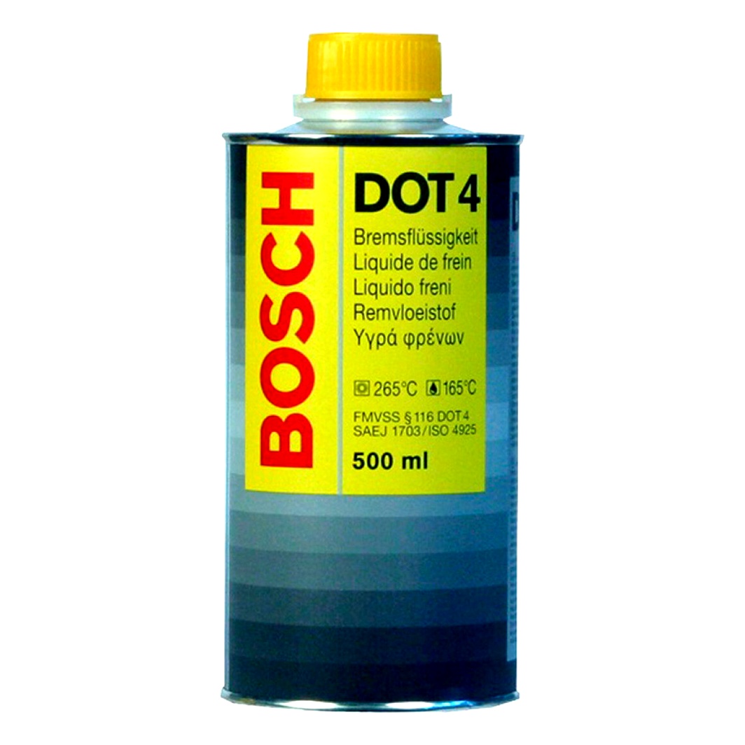 Гальмівна рідина BOSCH DOT 4 265 метал 0.5 л 1987479004 - zapix