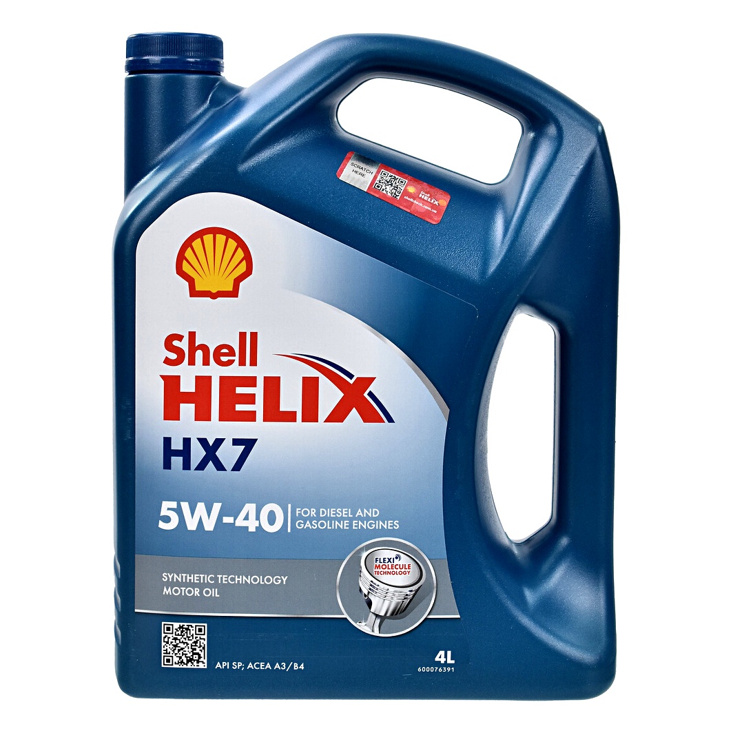 Моторное масло SHELL Helix HX7 5W-40 4 л (550040513)