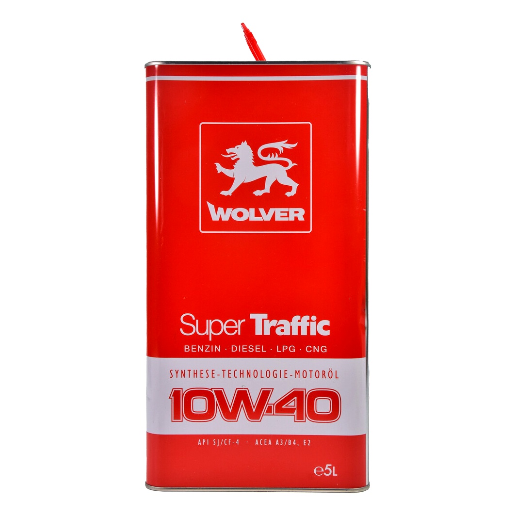 Моторное масло WOLVER Super Traffic 10W-40 5 л (4260360942501) - zapix