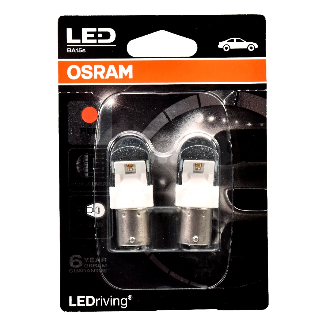 Автолампа LED (світлодіодна) OSRAM LEDriving P21W BA15s 2W 12V 7556R02B - zapix