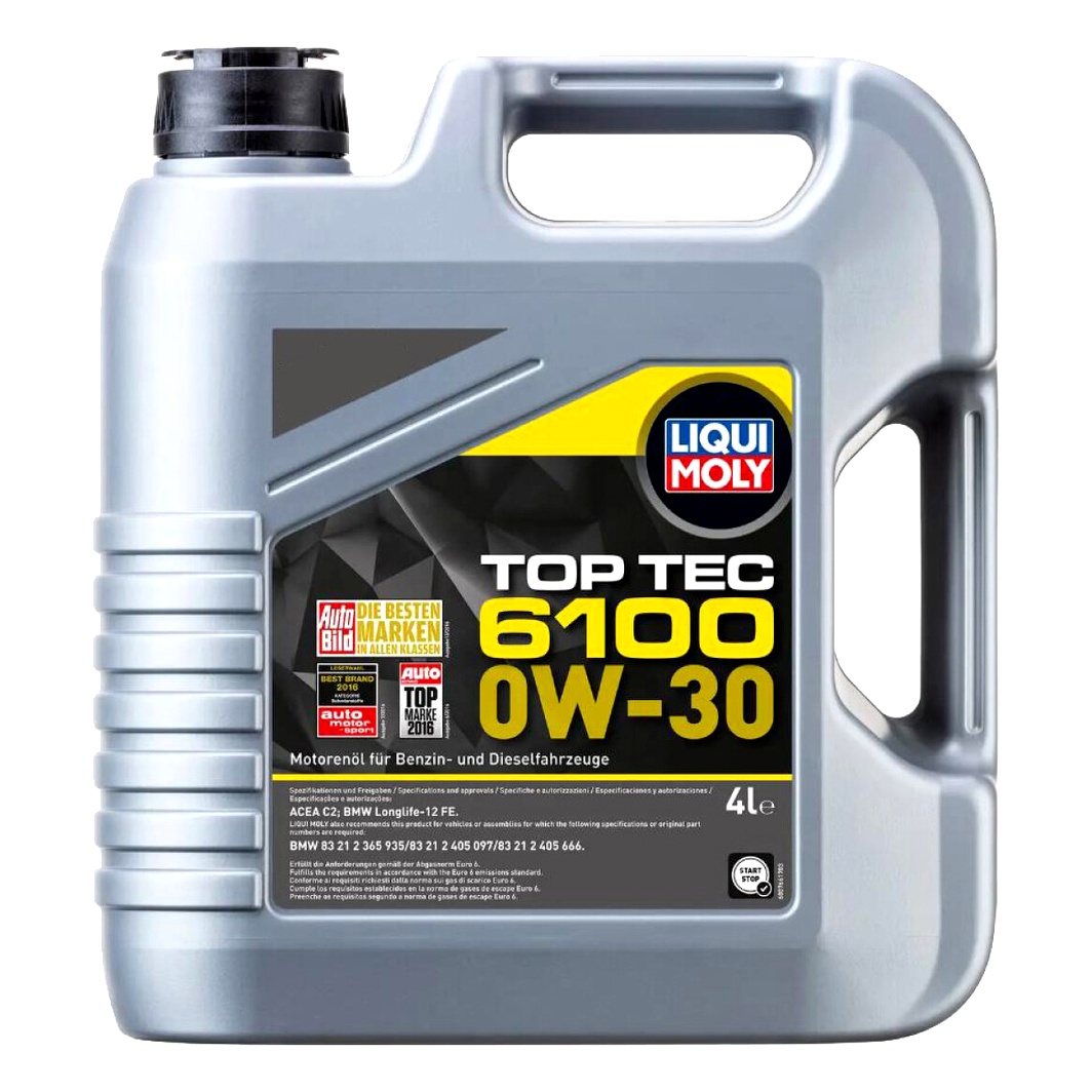 Моторное масло LIQUI MOLY Top Tec 6100 0W-30 4 л (20778) - zapix