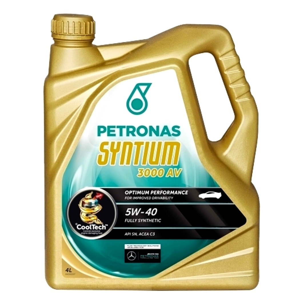 Моторное масло PETRONAS Syntium 3000 AV 5W-40 4 л (18284019)