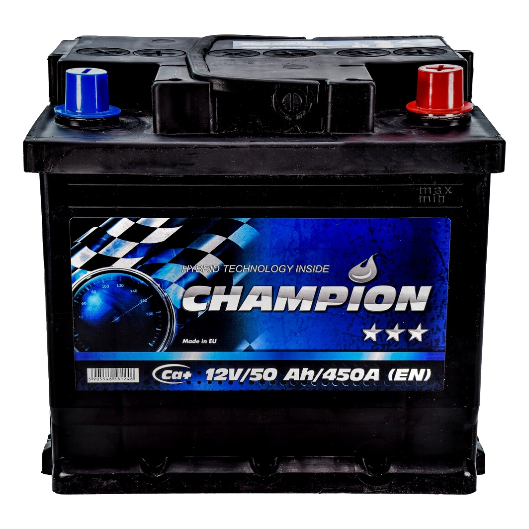 Акумулятор CHAMPION Black 12V 50Ah 450A R+ CHB500 - zapix