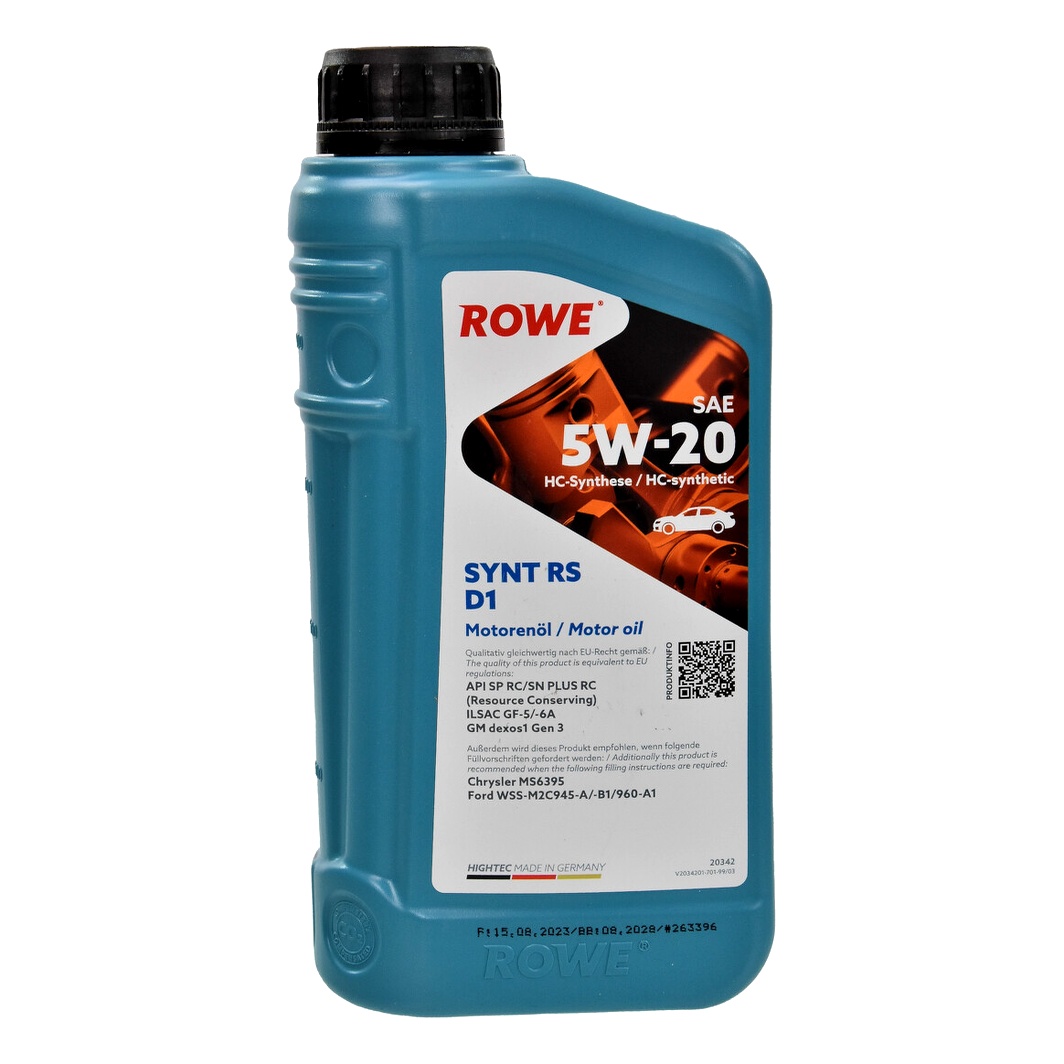 Моторное масло ROWE Synt RS D1 5W-20 1 л (20342001099) - zapix