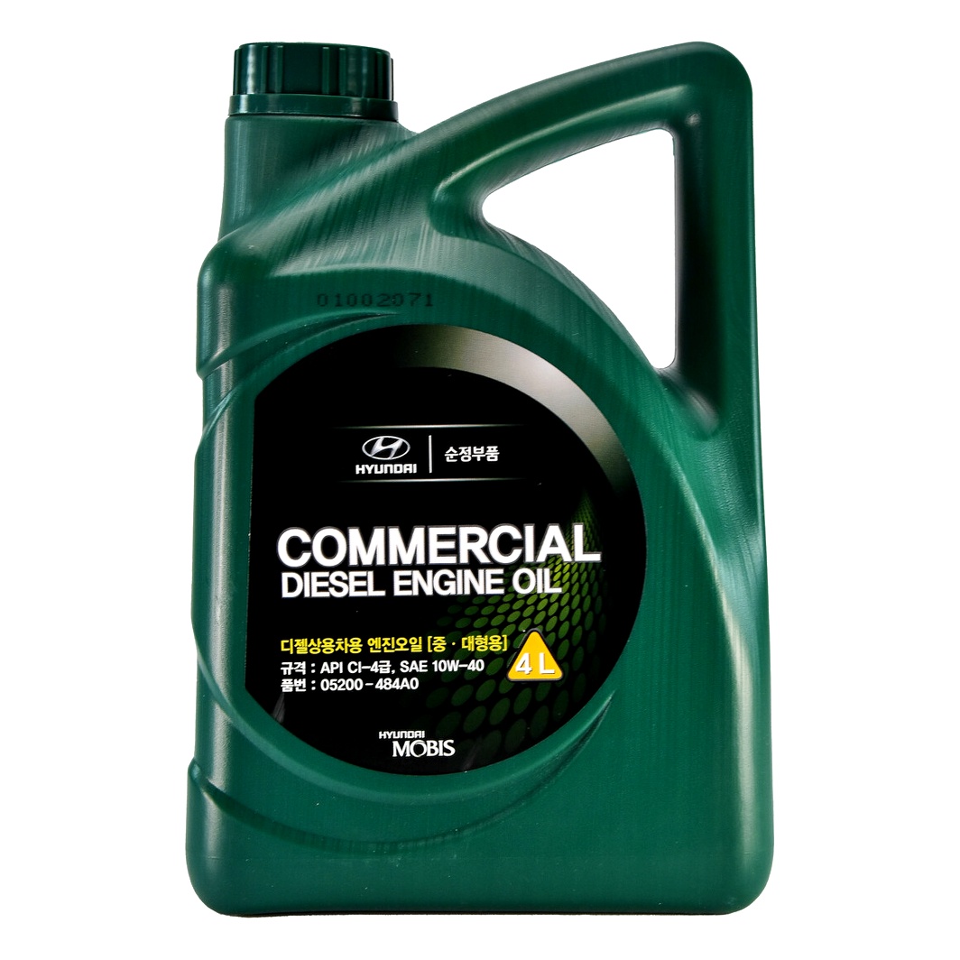 Моторное масло HYUNDAI / KIA Commercial Diesel 10W-40 4 л (05200484A0) - zapix