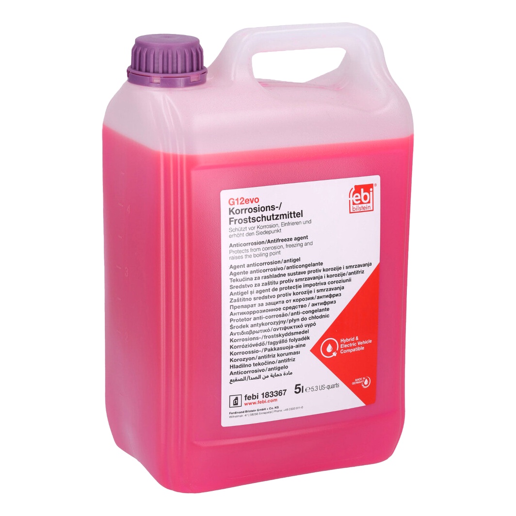 Концентрат антифризу FEBI BILSTEIN фіолетовий G12 evo -36 °C 5 л (183367) - zapix