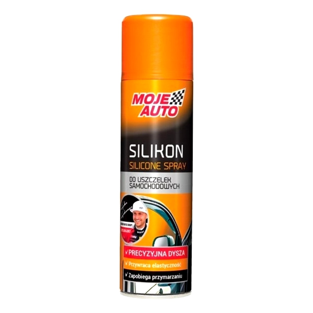 Смазка силиконовая MOJE AUTO Silicone Spray для механизмов дверей 400 мл (19031) - zapix