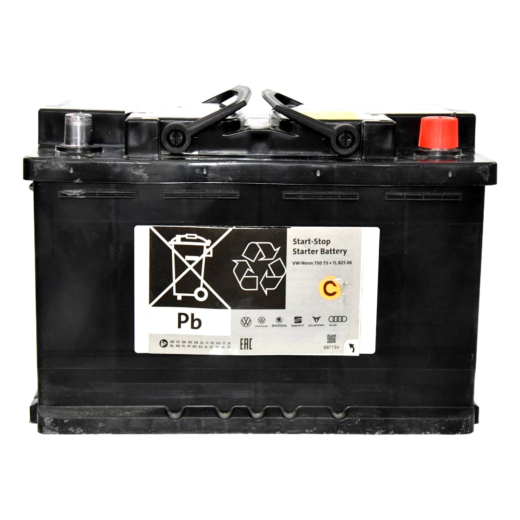Акумулятор VAG AGM-VRLA 12V 68Ah 680A R+ 000915089BC - zapix