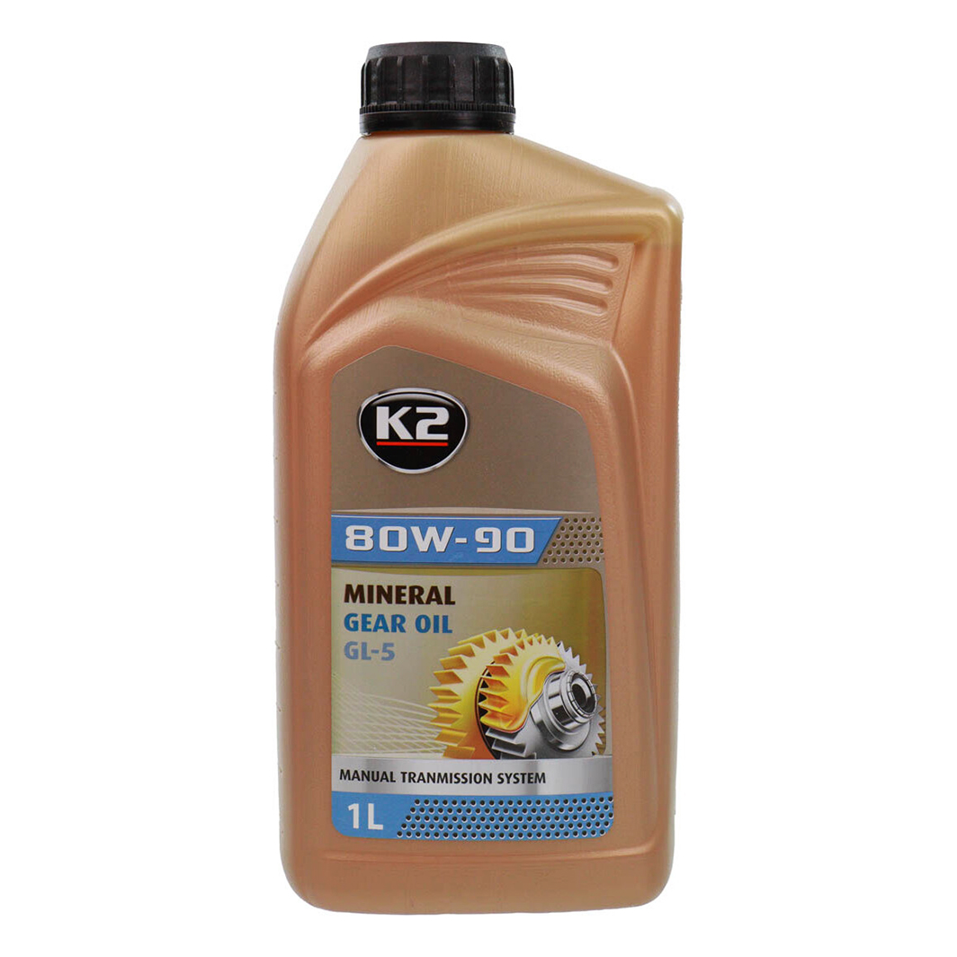 Трансмиссионное масло K2 Gear Oil GL-4 80W-90 1 л O5541E - zapix