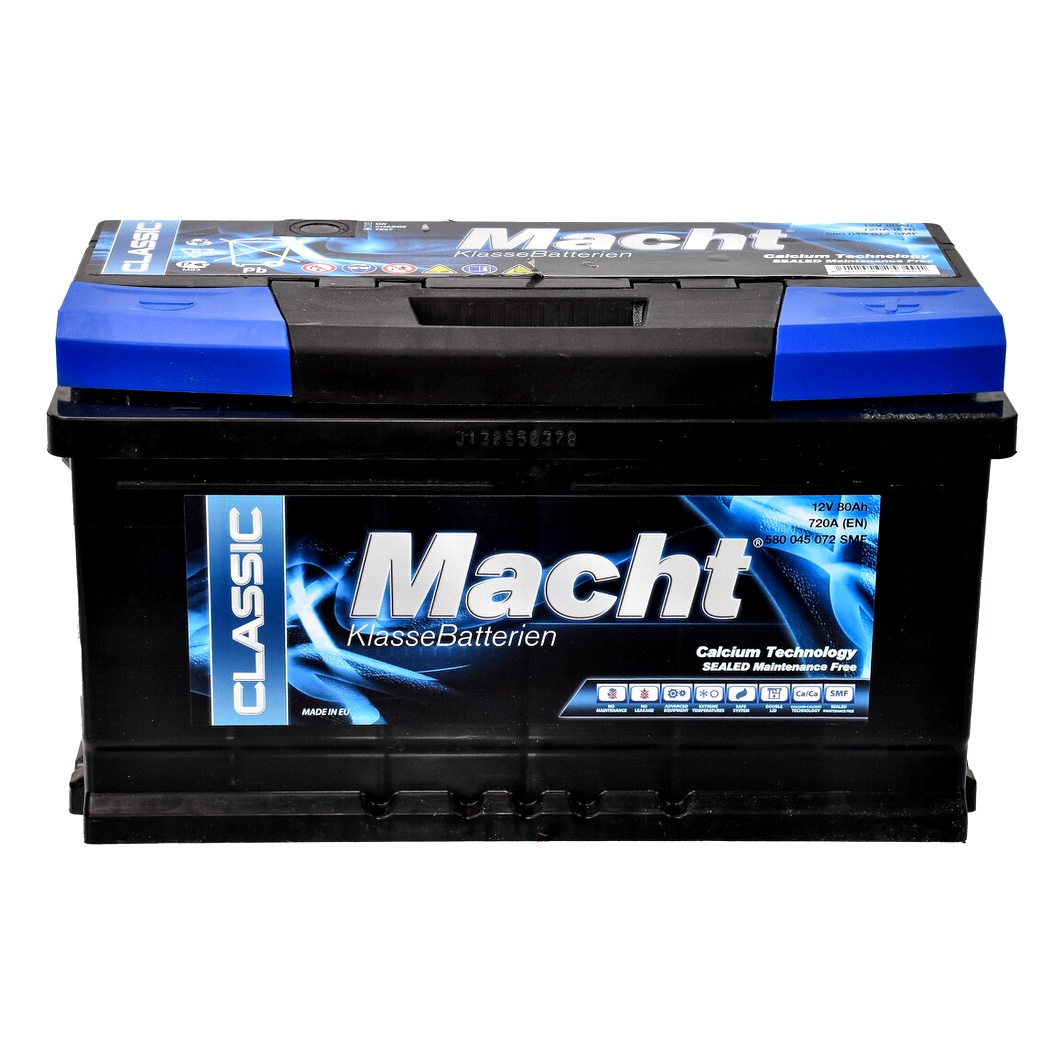Акумулятор MACHT Classic 12V 80Ah 720A R+ 25349 - zapix