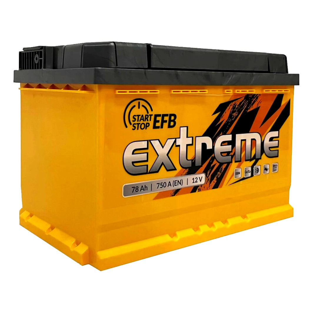 Акумулятор EXTREME EFB Start Stop 12V 78Ah 750A R+ EEFB780 - zapix