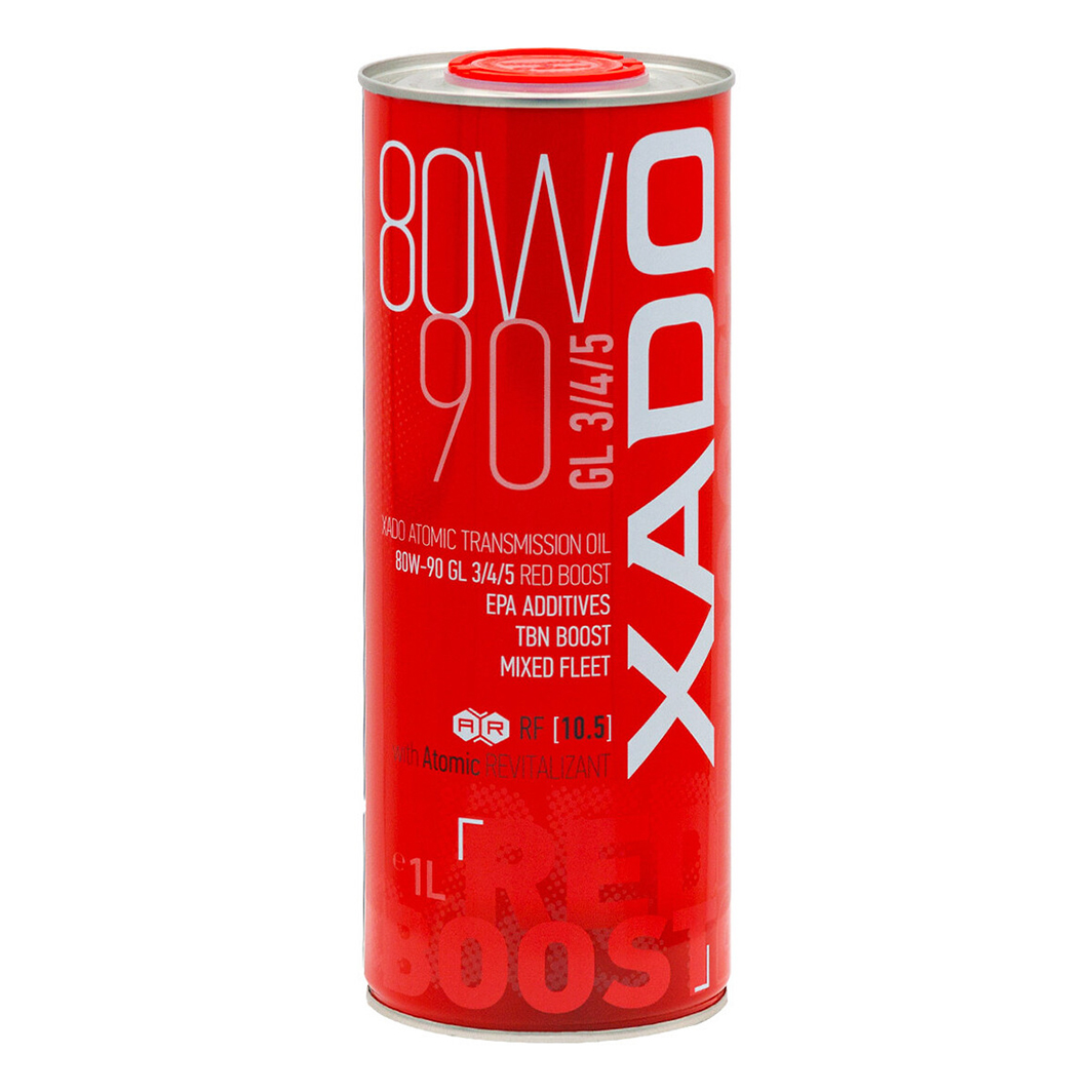Трансмиссионное масло XADO Atomic Oil RED BOOST GL-3 / 4 / 5 80W-90 1 л XA26119 - zapix