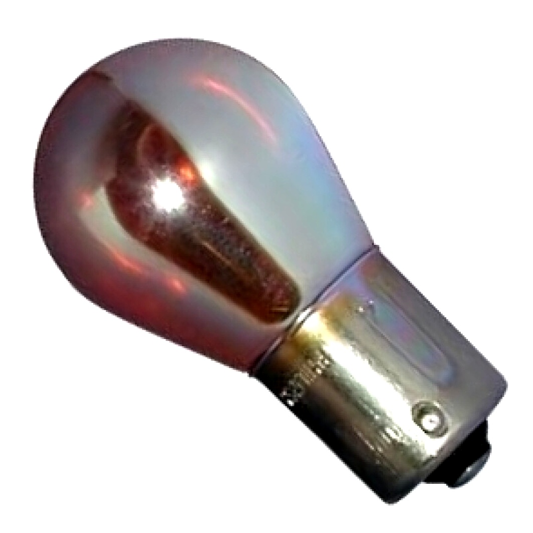 Автолампа розжарювання PHILIPS SilverVision PY21W BAU15s 21W 12V бежева 12496SVS2 - zapix